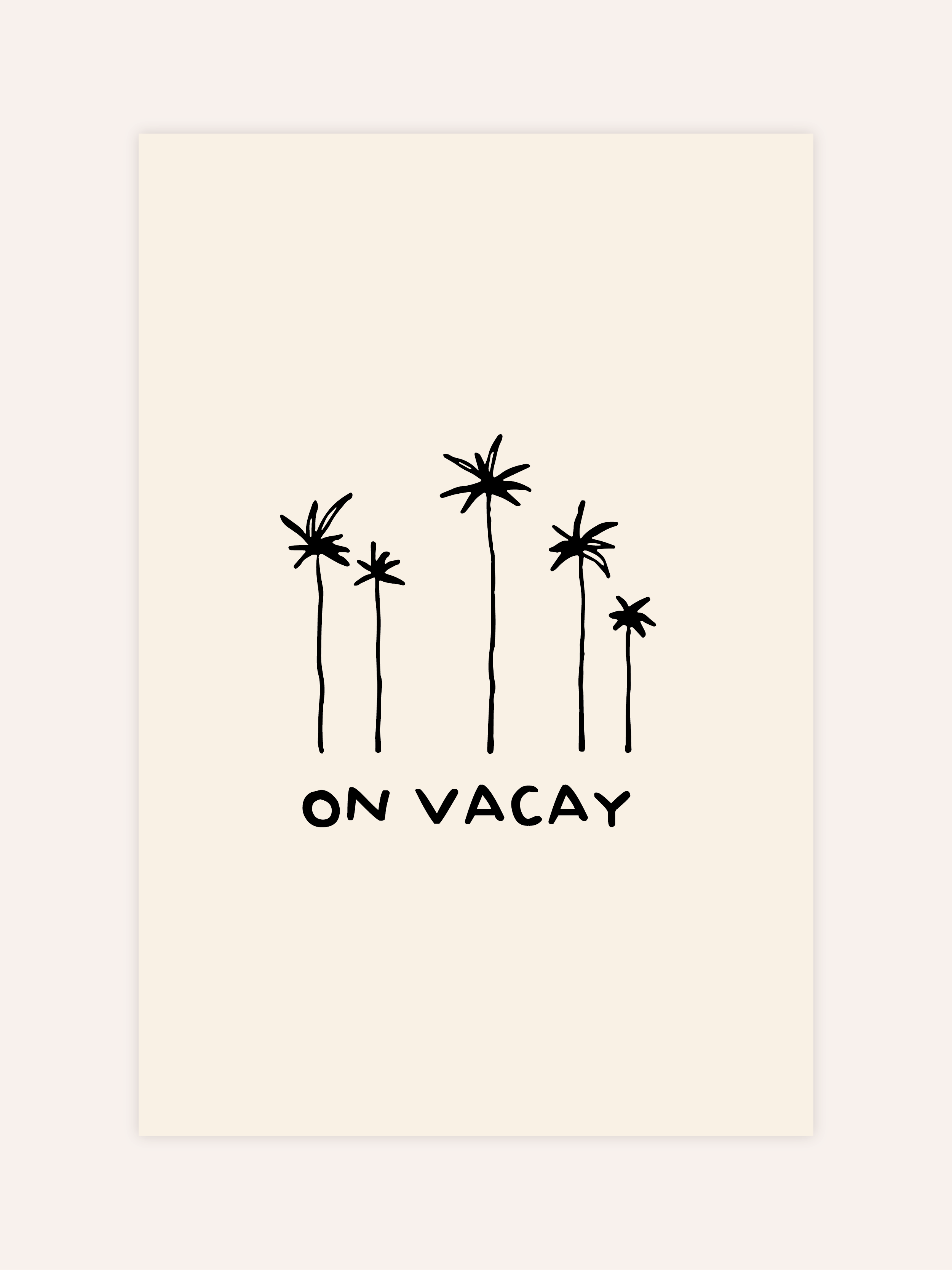 On Vacay Poster