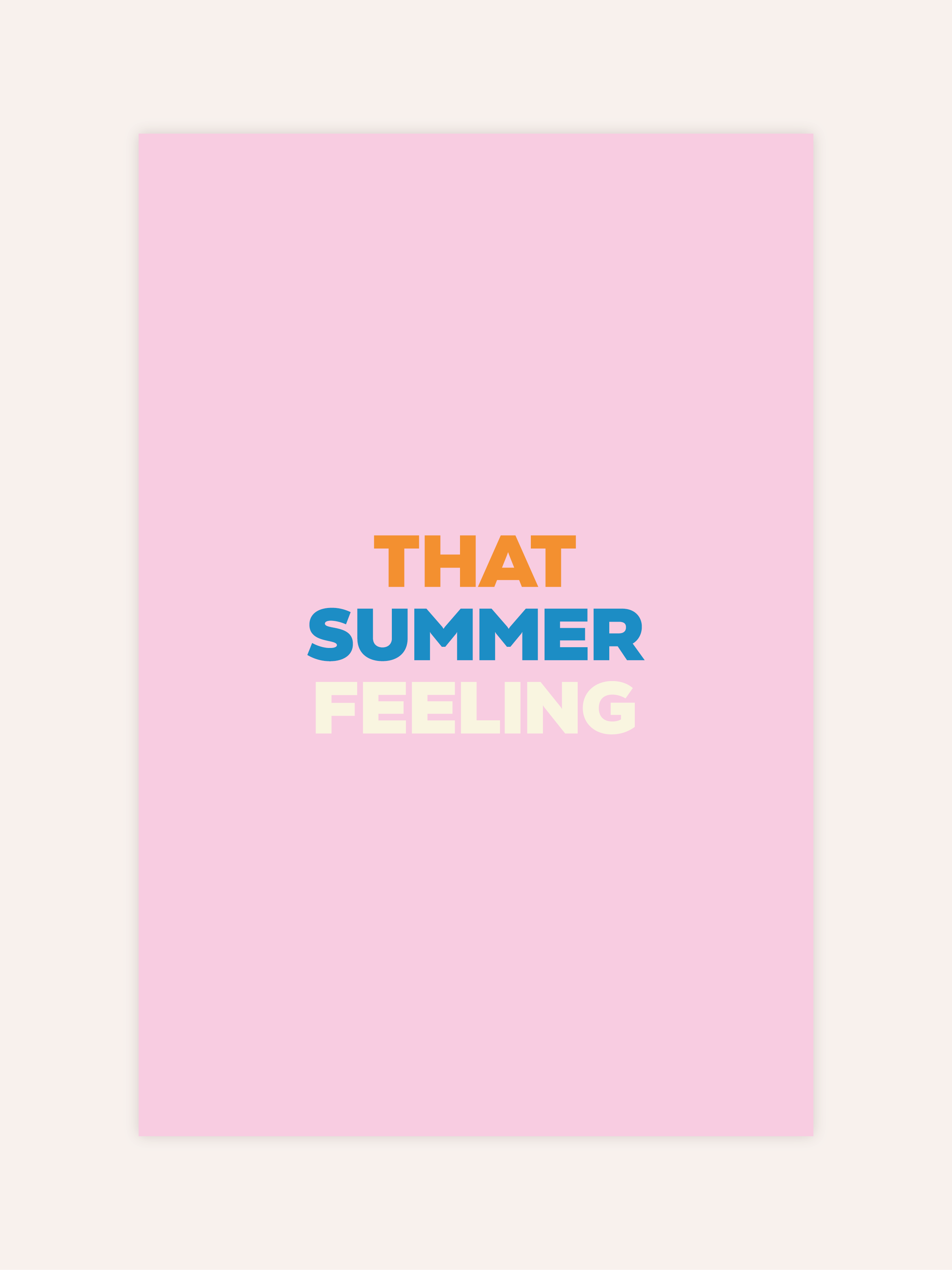 That Summer Feeling Poster