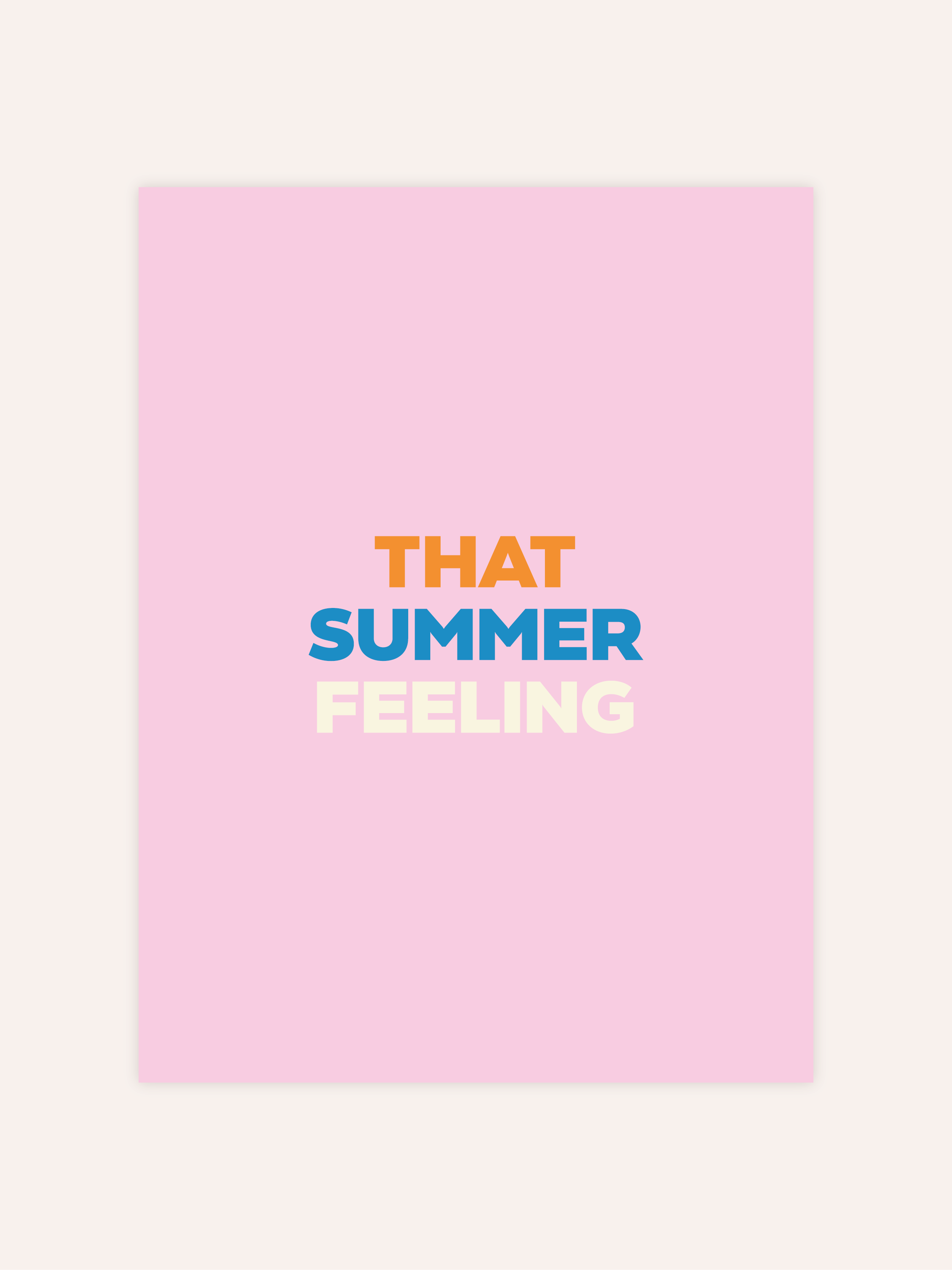 That Summer Feeling Poster